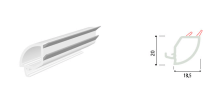 Double Glazing Bead Profile (20 mm)