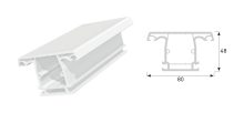 Sliding Mullion Profile